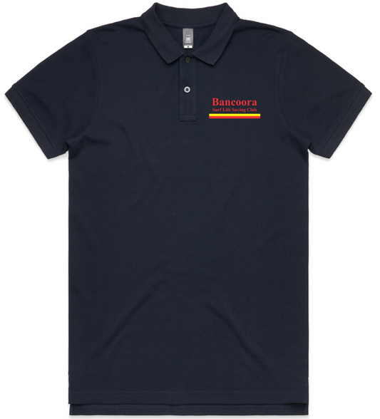Bancoora SLSC Polo Text Logo - Mens